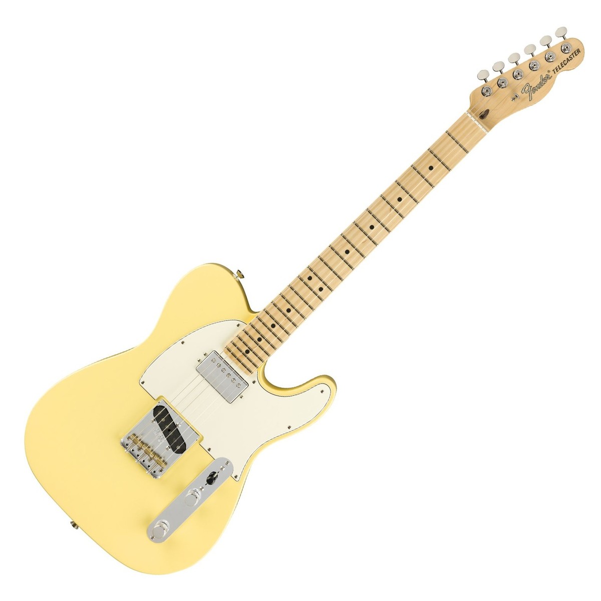 Fender American Performer Telecaster SH Deluxe Humbucker Vintage White  Maple Fretboard USA Electric Guitar