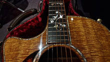 Load image into Gallery viewer, Taylor Custom Shop Grand Auditorium Presentation Series AAAAA Flame Hawaiian KOA 1 of 1 GA Acoustic Guitar LH Left Hand Lefty
