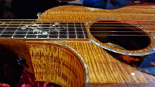 Load image into Gallery viewer, Taylor Custom Shop Grand Auditorium Presentation Series AAAAA Flame Hawaiian KOA 1 of 1 GA Acoustic Guitar LH Left Hand Lefty
