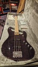 Load image into Gallery viewer, ESP J-4 Jazz Bass BRAND NEW J4 E-II QM Quilted Maple Trans Black Bass Guitar
