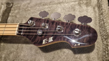 Load image into Gallery viewer, ESP J-4 Jazz Bass BRAND NEW J4 E-II QM Quilted Maple Trans Black Bass Guitar
