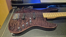 Load image into Gallery viewer, ESP J-4 Jazz Bass BRAND NEW J4 E-II QM Quilted Maple Trans Black Bass Guitar
