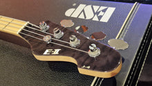 Load image into Gallery viewer, ESP J-4 Jazz Bass BRAND NEW J4 E-II QM Quilted Maple Trans Black Bass Guitar
