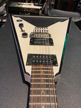 Load image into Gallery viewer, Dean Dime Razorback V Dimebag Darrell Black Bevels Pantera Signature Flying V Guitar
