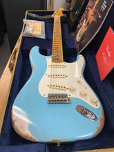 Load image into Gallery viewer, Fender Custom Shop 1955 Stratocaster Heavy Relic Daphne Blue American Strat Guitar BRAND NEW
