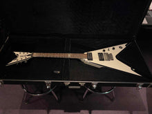 Load image into Gallery viewer, Dean Dime Razorback V Dimebag Darrell Black Bevels Pantera Signature Flying V Guitar
