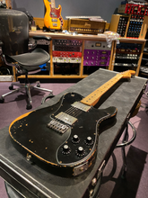 Load image into Gallery viewer, 1974 Fender Telecaster Deluxe Black HH Vintage 70s USA American Electric Guitar Heavy Relic
