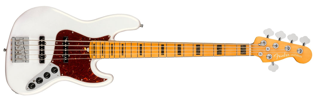 Fender American Ultra Jazz Bass V Five String Olympic White Maple USA - BRAND NEW