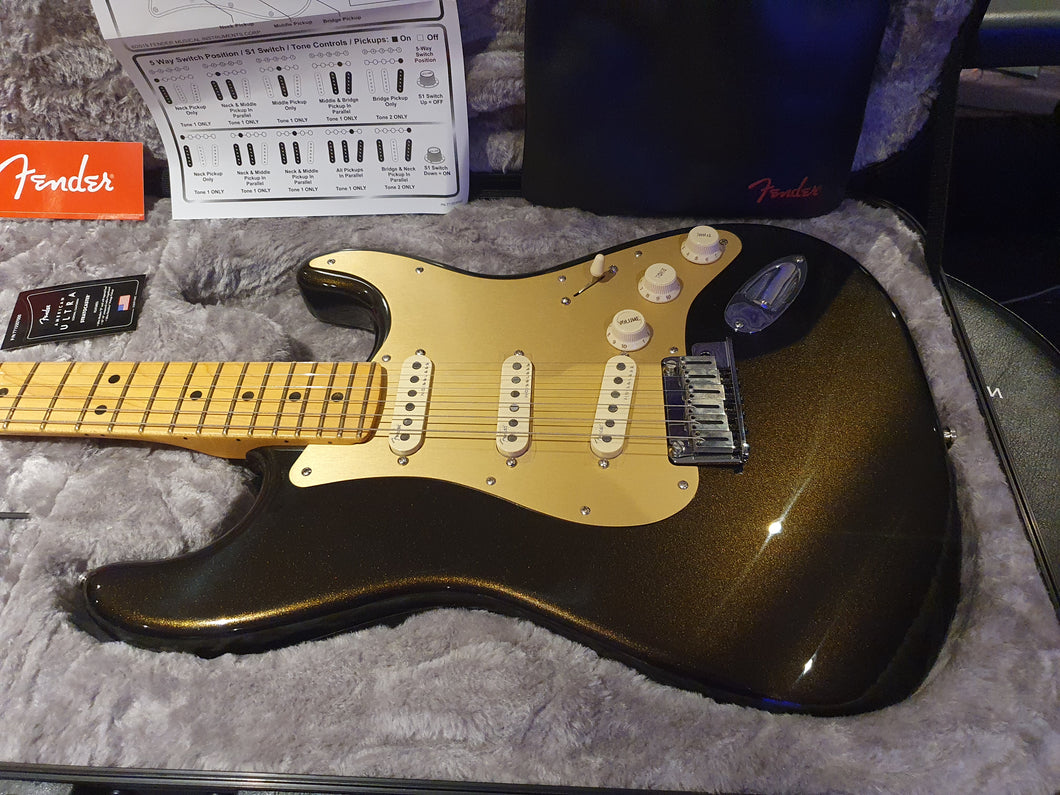 Fender American Ultra Stratocaster Texas Tea Metallic USA Strat BRAND NEW