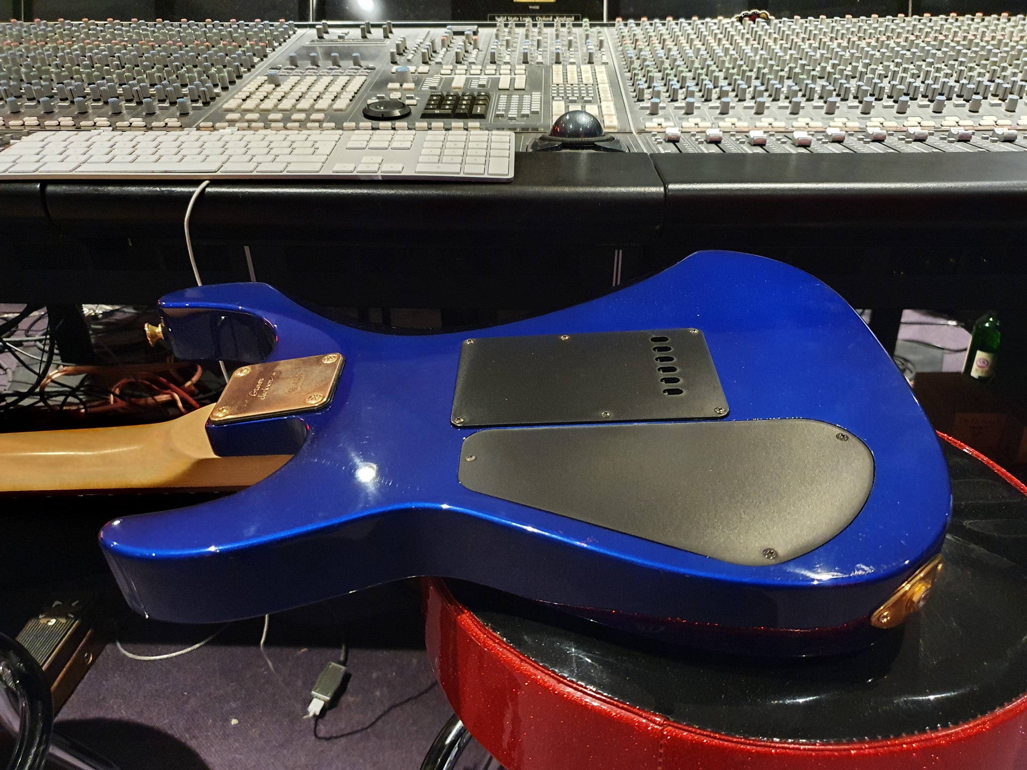 Grover Jackson Japanese Dinky San Dimas Style MIJ Strat Blue Gold Hard –  Essex Recording Studios