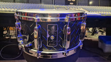 Load image into Gallery viewer, Tama Lars Ulrich LU1465 Limited Edition Metallica Signature Snare Drum Matte Black Signed by Lars!
