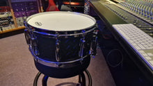 Load image into Gallery viewer, Tama Lars Ulrich LU1465 Limited Edition Metallica Signature Snare Drum Matte Black Signed by Lars!
