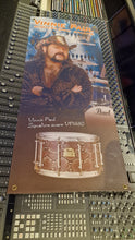 Load image into Gallery viewer, PANTERA Rock &amp; Heavy Metal Artist RARE Band Music Memorabilia PEARL Vinnie Paul Signature Snare Drum Promotional Poster from his home
