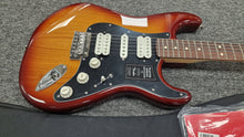 Load image into Gallery viewer, FENDER PLAYER STRATOCASTER HSH W/ PAU FERRO FRETBOARD IN TOBACCO BURST
