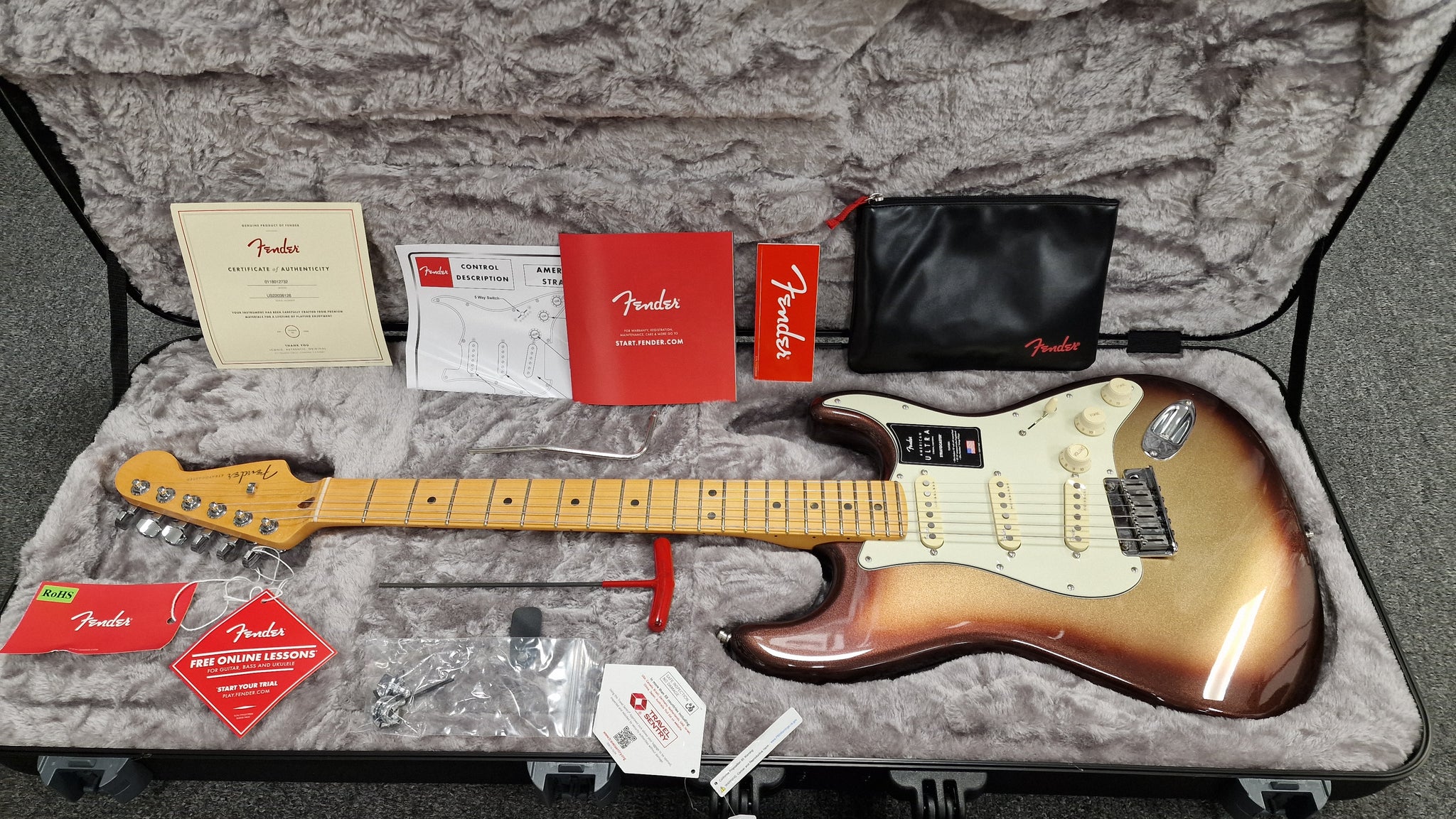 Mocha burst outlet stratocaster