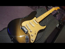 Load and play video in Gallery viewer, Fender American Ultra Stratocaster Texas Tea Metallic USA Strat BRAND NEW
